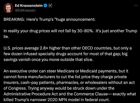 特朗普药价言论引争议:惊人提议竟增1500%! 特朗普药价言论引争议:惊人提议竟增1500%!