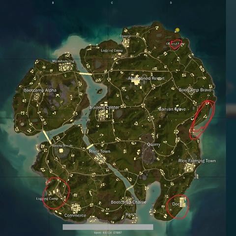 《绝地求生4x4小地图:最佳跳伞点揭秘》 《绝地求生4x4小地图:最佳跳伞点揭秘》