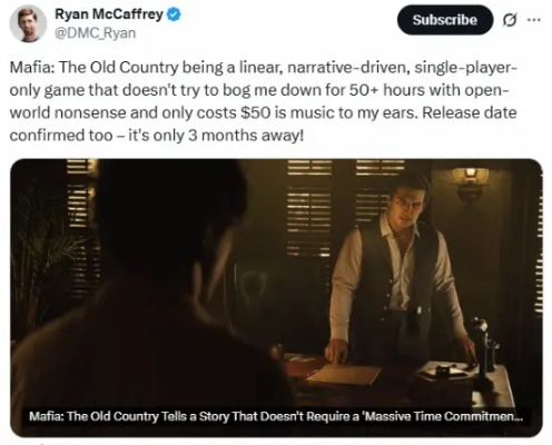 《四海兄弟故乡》IGN 8分:经典俗套,玩家最爱! 《四海兄弟故乡》IGN 8分:经典俗套,玩家最爱!