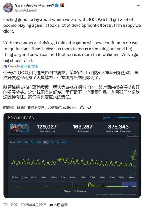 博德之门3总监炮轰：3A游戏过度依赖数据！揭秘行业痛点