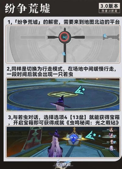 《崩坏星穹铁道》3.6虫鸣秘闻攻略:揭秘解谜新技巧,轻松通关攻略分享 《崩坏星穹铁道》3.6虫鸣秘闻攻略:揭秘解谜新技巧,轻松通关攻略分享