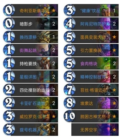 《炉石传说》星舰术卡组攻略：揭秘高效玩法与战术精髓