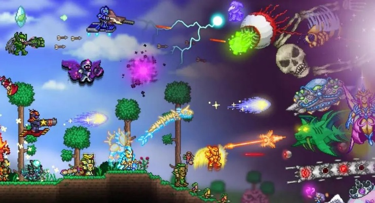 《泰拉瑞亚》1.4.5版新功能揭晓，探索无限冒险新篇章