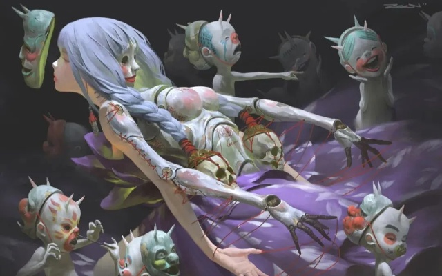 Zeen Chin风格怎么画?深度解析鬼才画师的暗黑奇幻技法 Zeen Chin风格怎么画?深度解析鬼才画师的暗黑奇幻技法