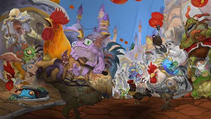 魔兽世界新春献年画,来艾泽拉斯赴诗酒年华之约 魔兽世界新春献年画,来艾泽拉斯赴诗酒年华之约