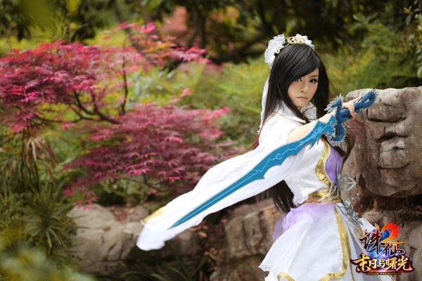 诛仙2星彩染坊，女装COS精灵，最帅演绎最美仙姿