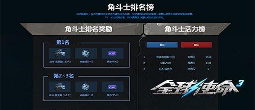 全球使命3军需补给箱，解锁即战力，制霸全场！