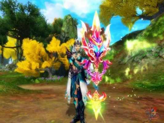 诛仙世界木系神兵新外观解锁，枯荣流转，草木新生！