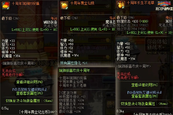 DNF九周年首饰怎么选？黄金套属性实测与2026年保值预测