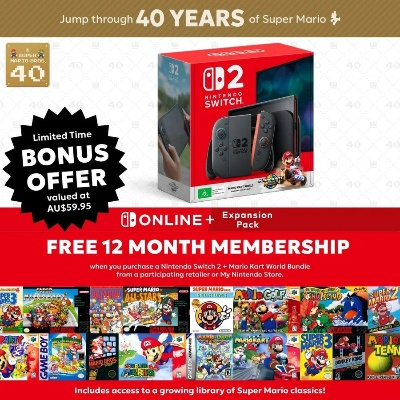 AliExpress开售Nintendo Switch 2 Mario Kart World同捆主机 431美元可入手