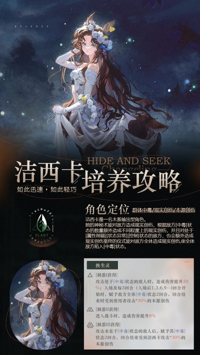 鸣潮角色V3.2西格莉卡，一图流培养攻略解决养成难题