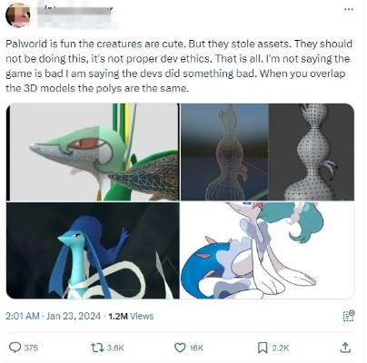 精灵皮可社媒被封 碰瓷宝可梦与帕鲁引争议