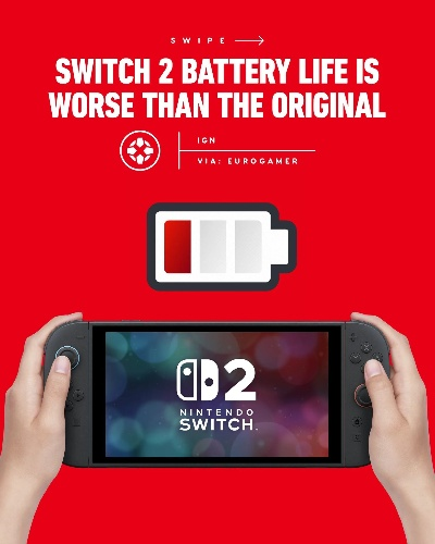 Nintendo Switch 2可拆卸电池确认生产，欧洲市场率先推出