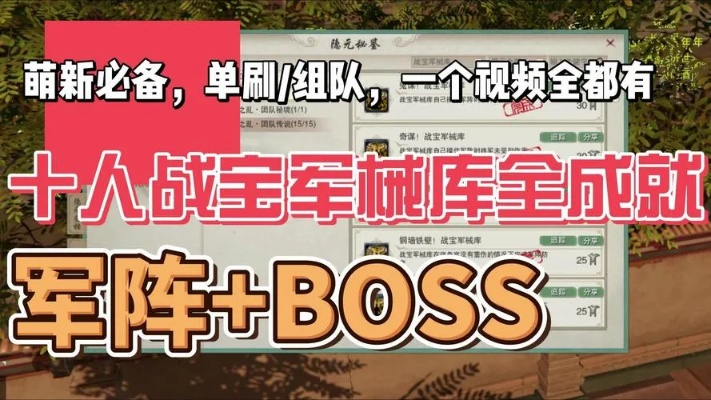 战宝军械库全攻略，解锁隐藏战力与资源分配秘诀