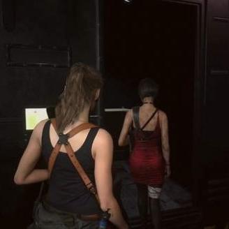 生化里昂艾达王热吻图及全家福 大神创作引玩家共鸣