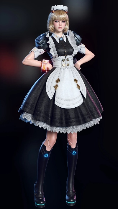 如何打造完美3D女仆？揭秘次世代建模与物理引擎黑科技