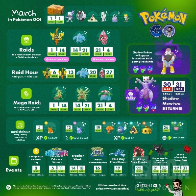 Pokémon Pokopia 活动时间表