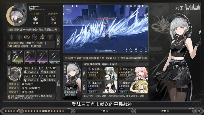 鸣潮伊丝蒂娜毕业攻略，冰系速切C的配队与输出手法