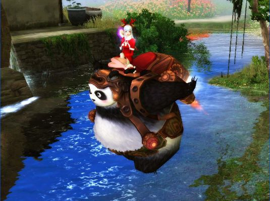 清明节逍遥情缘骑胖墩墩熊猫坐骑出行，体验国宝伴游乐趣！