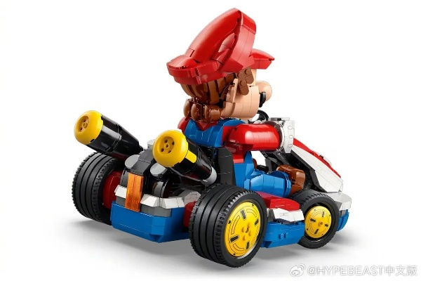 我们搭建LEGO Super Mario: 马里奥赛车7 – Luigi &amp; Mach 8