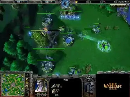 WCG2008魔兽争霸3巅峰复盘，Grubby夺冠战术与经典细节解析